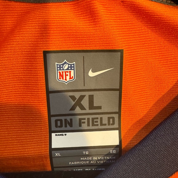 Authentic Nike - On Field Russell Wilson Denver Broncos Jersey - Picture 4 of 4